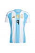 Argentina Julian Alvarez #9 Fotballdrakt Hjemme Klær Copa America 2024 Korte ermer